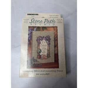 Dimensions Stone Path La Dolce Vita THE GOOD LIFE 72837 Counted Cross Stitch Kit